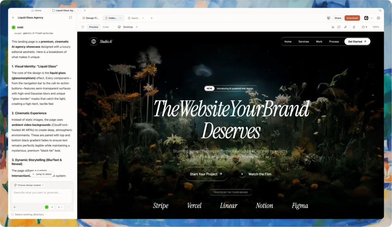 La libreria di design system di OpenDesign — brand e token tenuti come file che possiedi